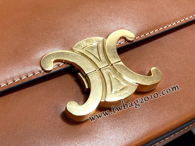 Celine專櫃2023新款Triomphe Shoulder Bag 194143 賽琳最新款凱旋門腋下包 sldj2409